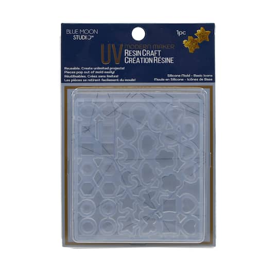 Blue Moon Studio™ UV Resin Craft Basic Icons Mold